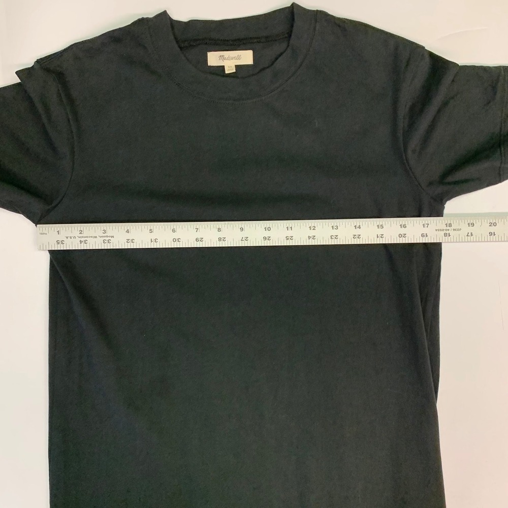 Madewell‎ Women's Tee Dress Black Cotton Short Sleeve T Shirt Dress Size XS - Picture 11 of 14